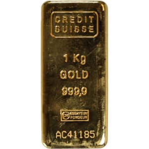 1 Kilo Credit Suisse Gold Bar
