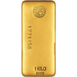 1 Kilo Perth Mint Cast Gold Bar