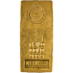 1 Kilo Royal Canadian Mint Cast Gold Bar