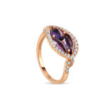 8kt Rose Gold Diamond Rings