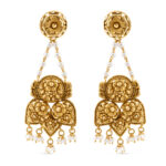 22ct Gold Drop Earring | Rosettes Collection