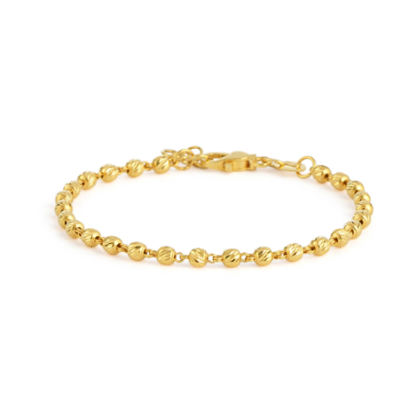 22ct Gold Fancy Kids Bracelets | 6 Inches | Glow Collection