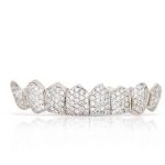 sparkling pavé diamond grillz