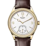 Rolex 1908 39 mm, 18 ct yellow gold, polished finish